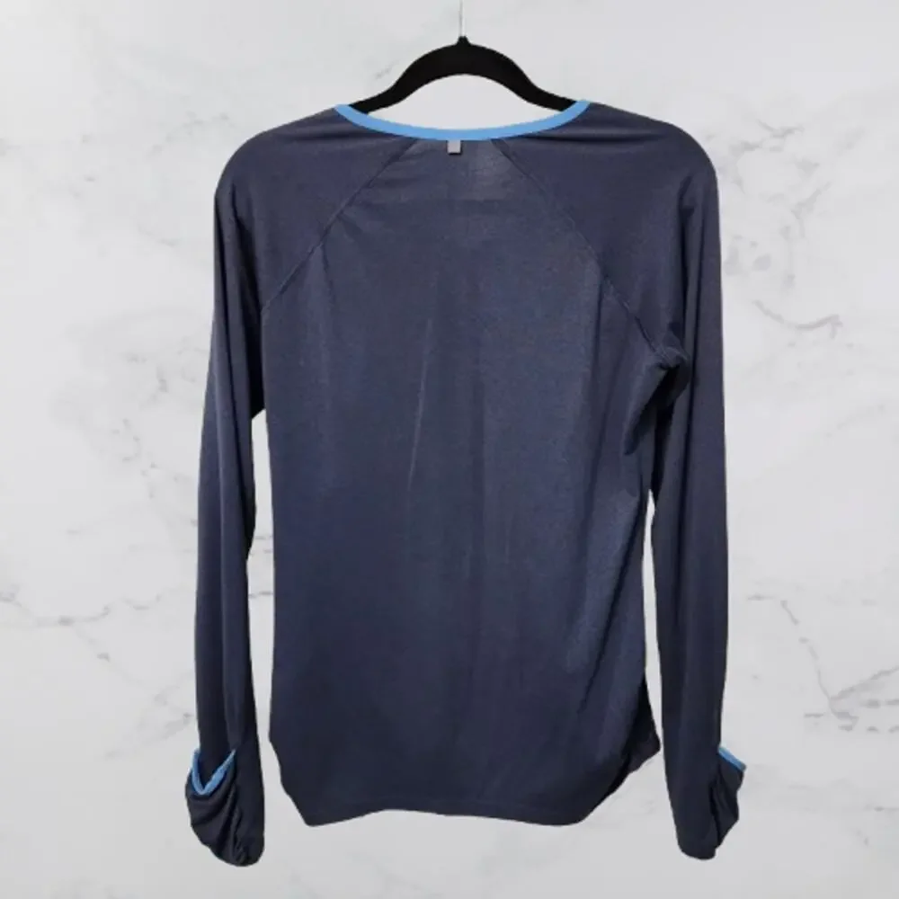 Nike Dri-Fit Medium Long Sleeve V-Neck Top